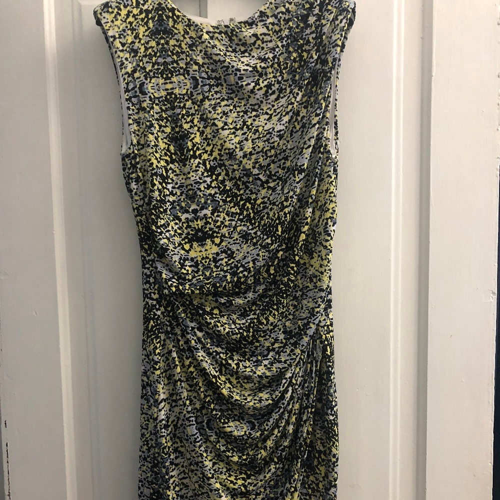 Side ruched dress